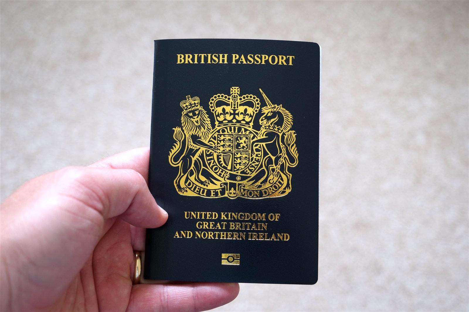 UK biometric passport